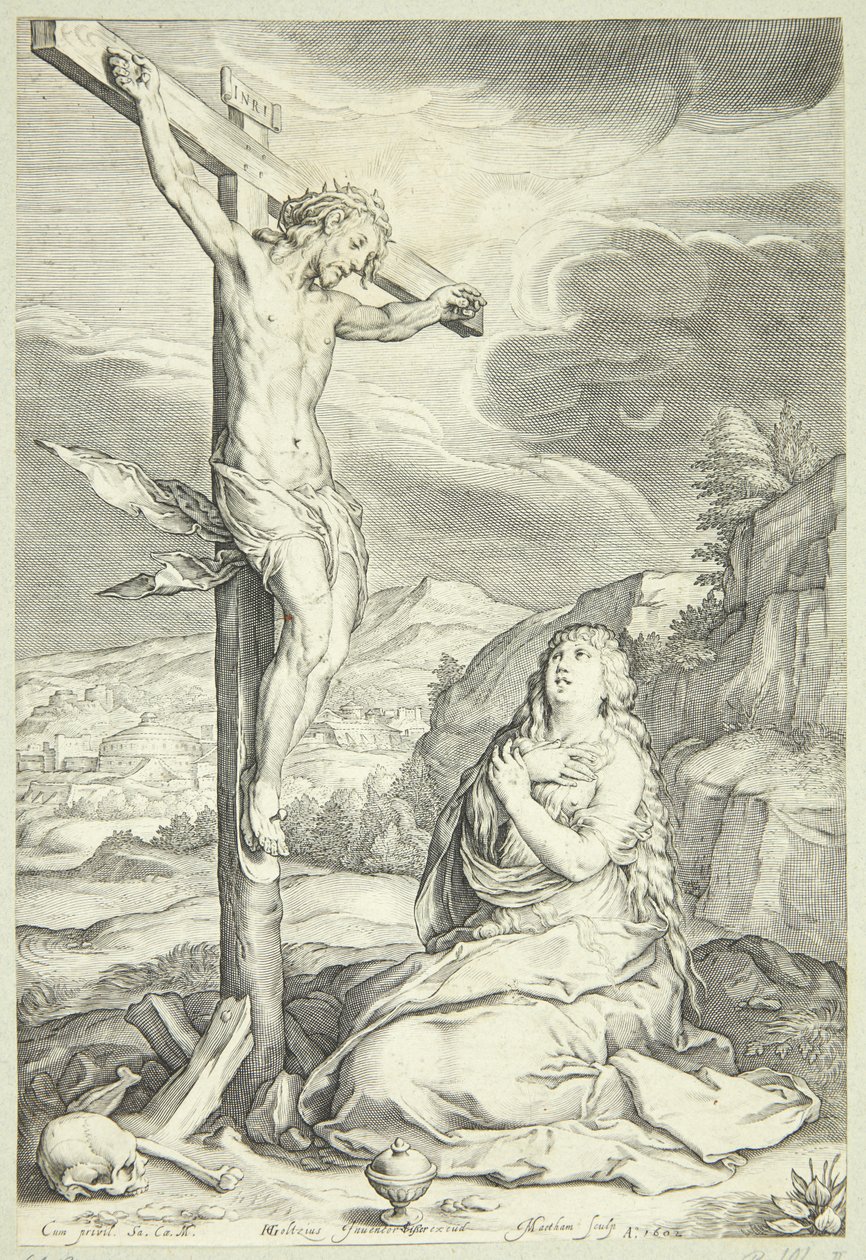 Den angrende Maria Magdalene af Jacob Matham
