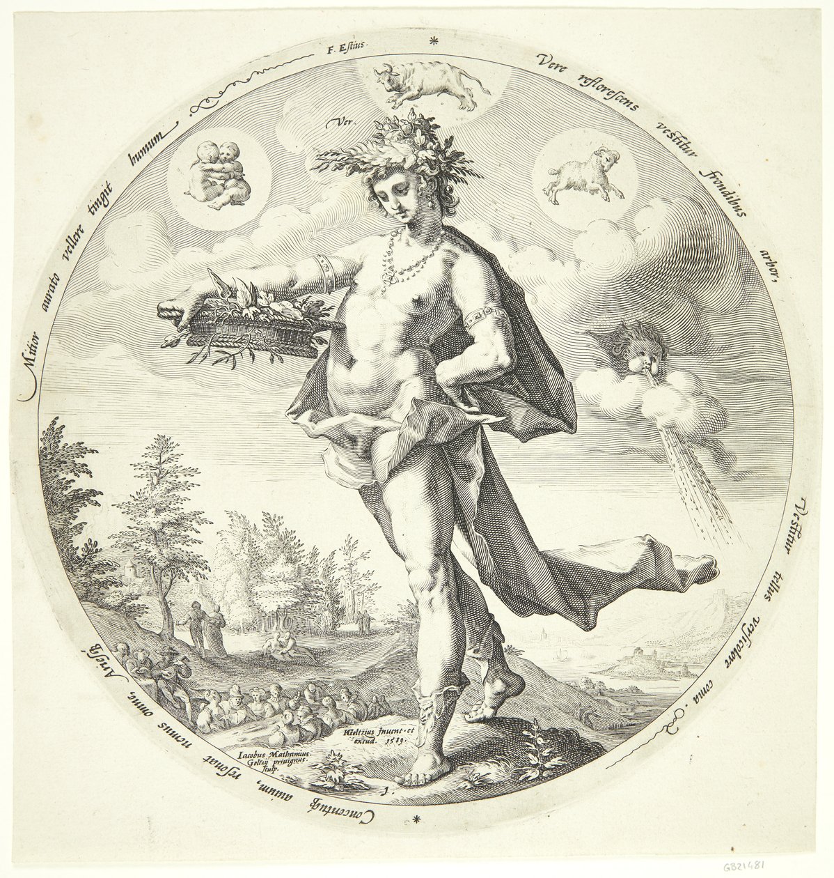 Forår af Jacob Matham