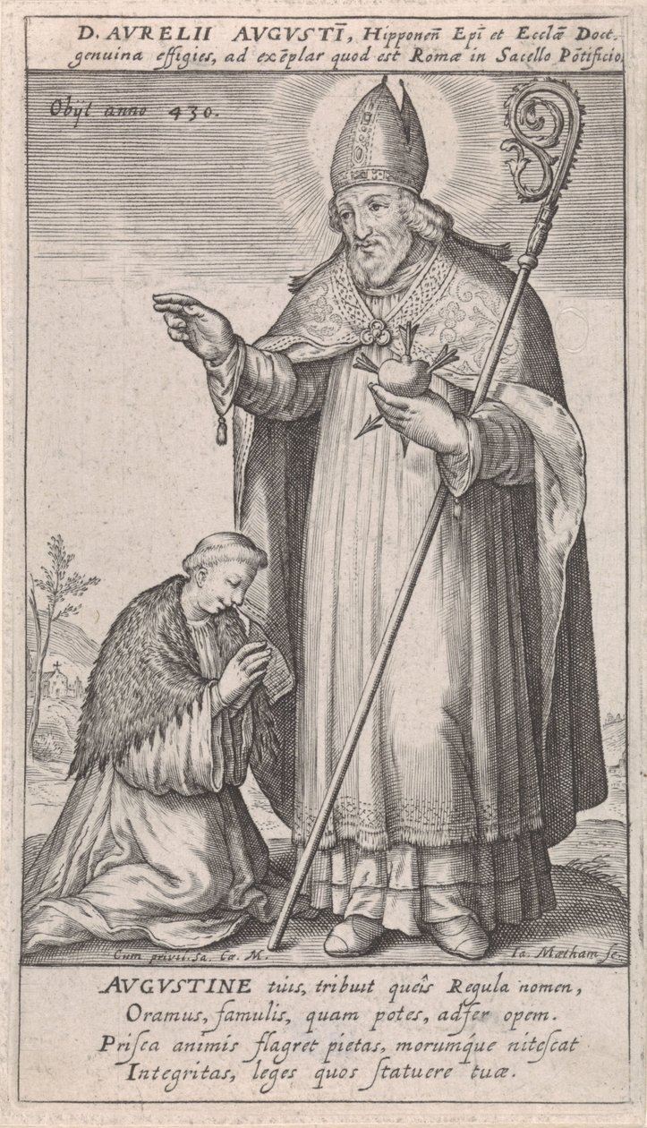 H. Augustine af Jacob Matham