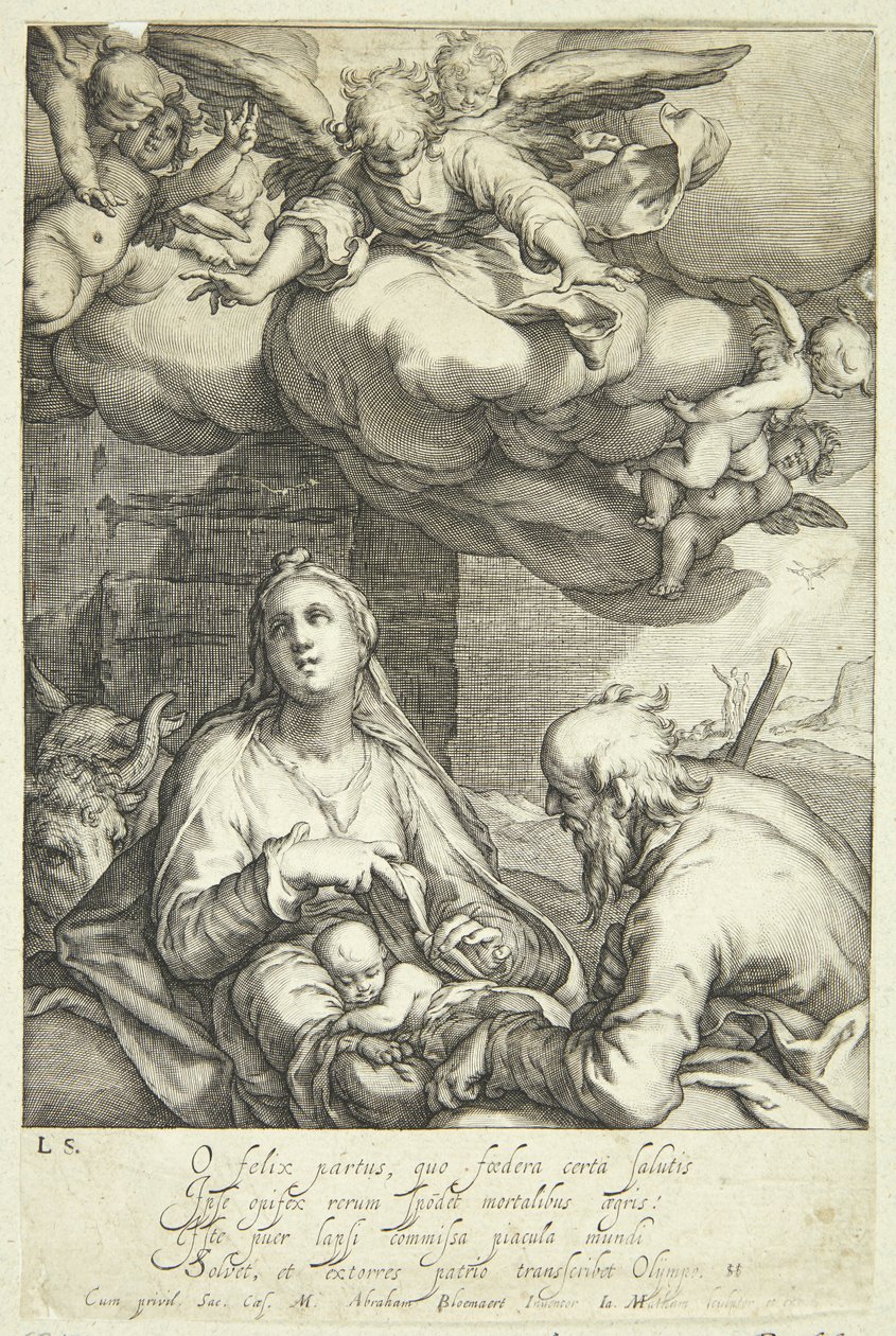 Jesu fødsel af Jacob Matham