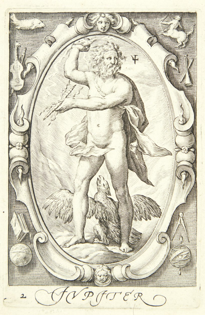 Jupiter af Jacob Matham