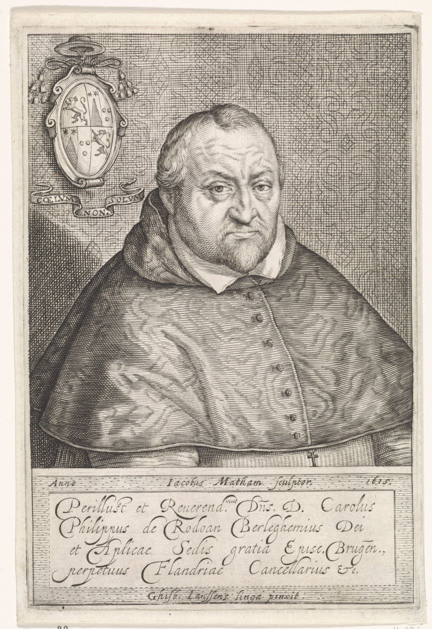 Portræt One Karel Phillips de Rodon af Jacob Matham