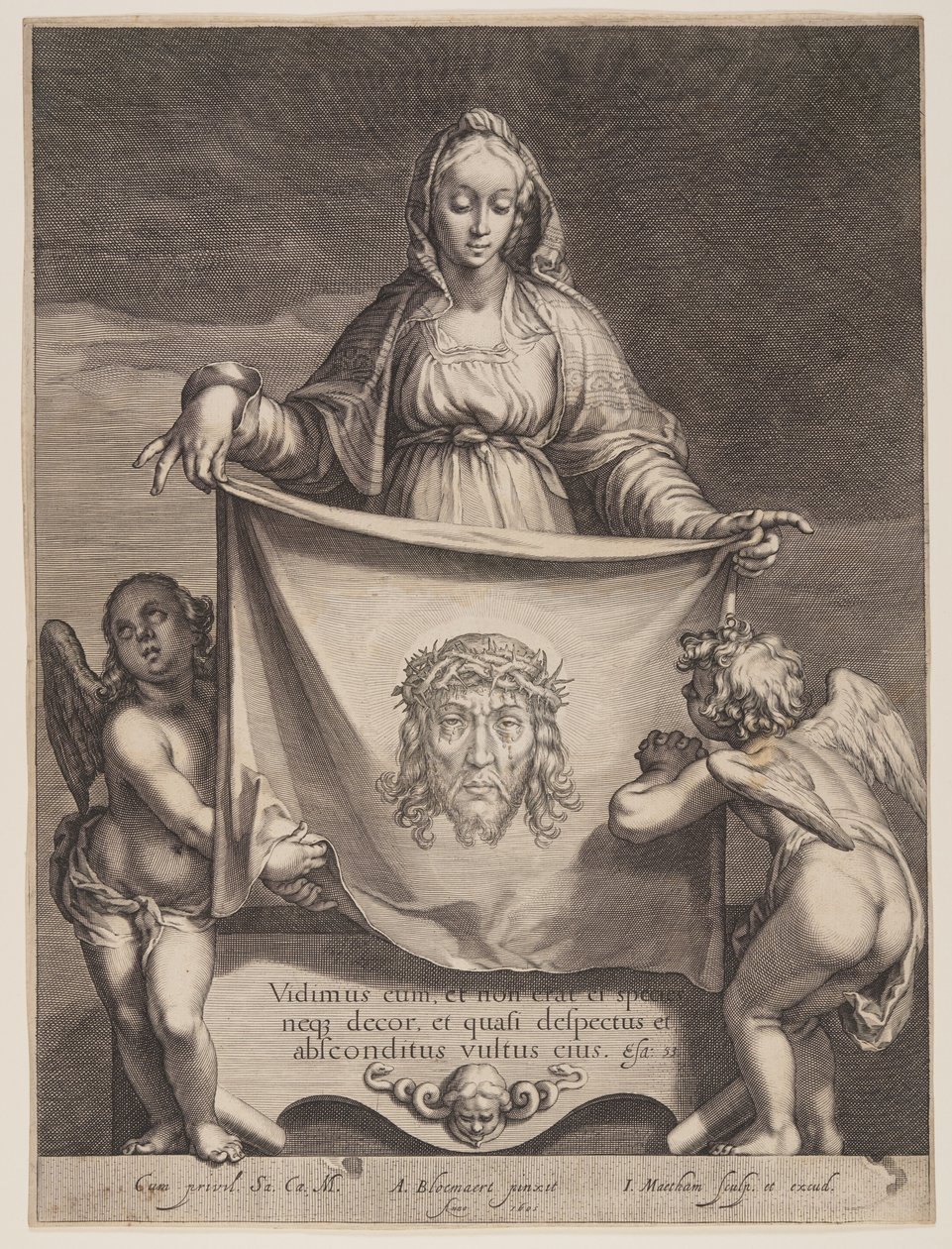 Sankt Veronica holder sudariet af Jacob Matham