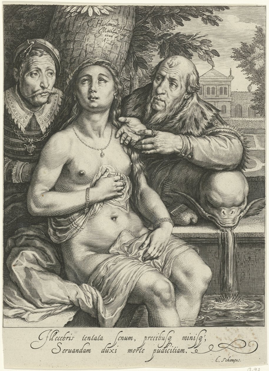 Susanna og de ældste af Jacob Matham