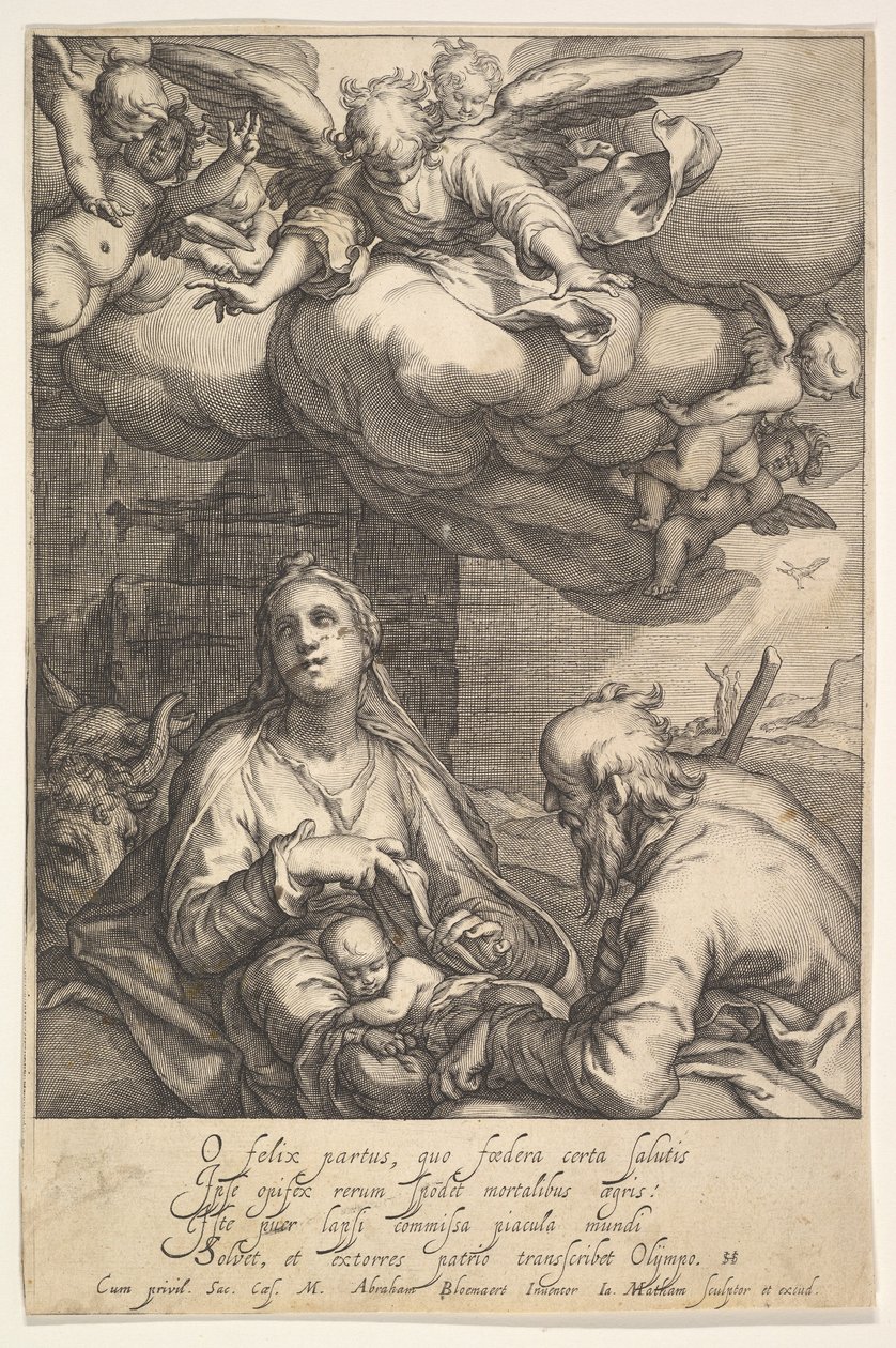 Fødselen. af Jacob Matham