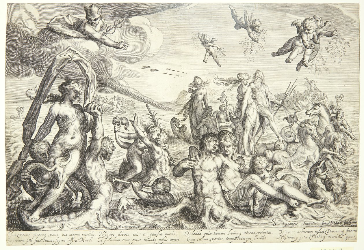Neptuns og Thetis triumf af Jacob Matham