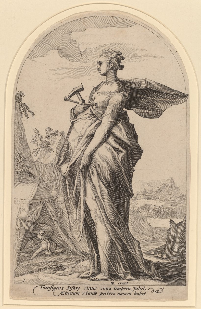Fængsel & Sis af Jacob Matham after Hendrik Goltzius