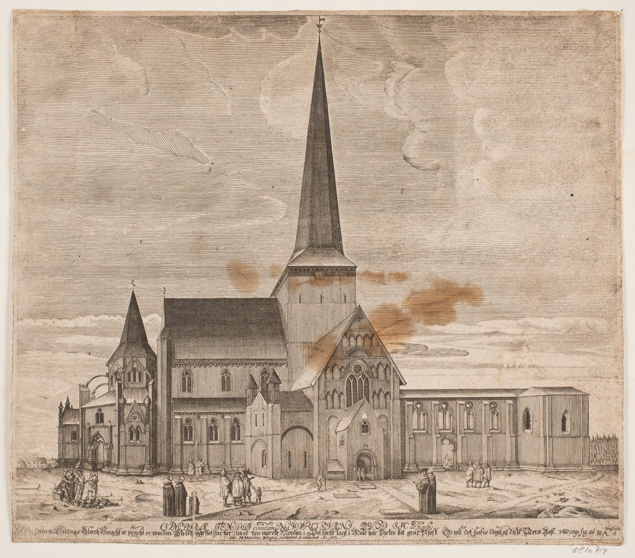 Trondheims katedral af Jacob Mortenssøn Maschius