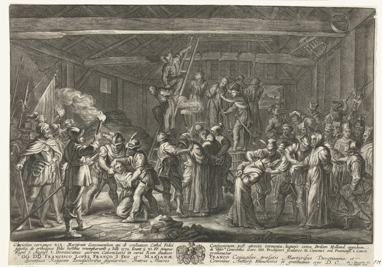 Martyrer af Gorkum, 1572 af Jacob Neefs