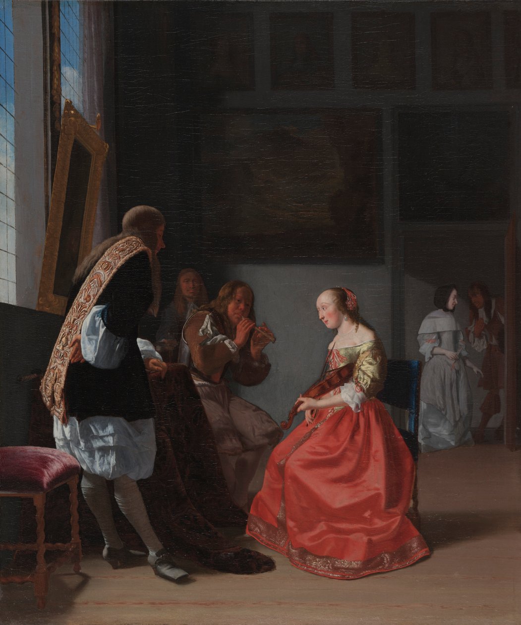 Et musikalsk selskab, ca. 1668. af Jacob Lucasz Ochtervelt