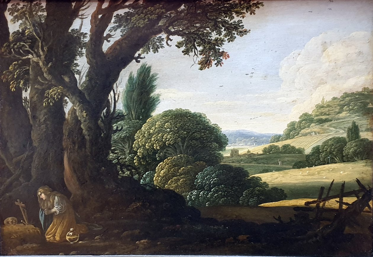 Landskab med den angrende Magdalena; Kat.nr. 1973 af Jacob Symonsz Pynas or Pinas