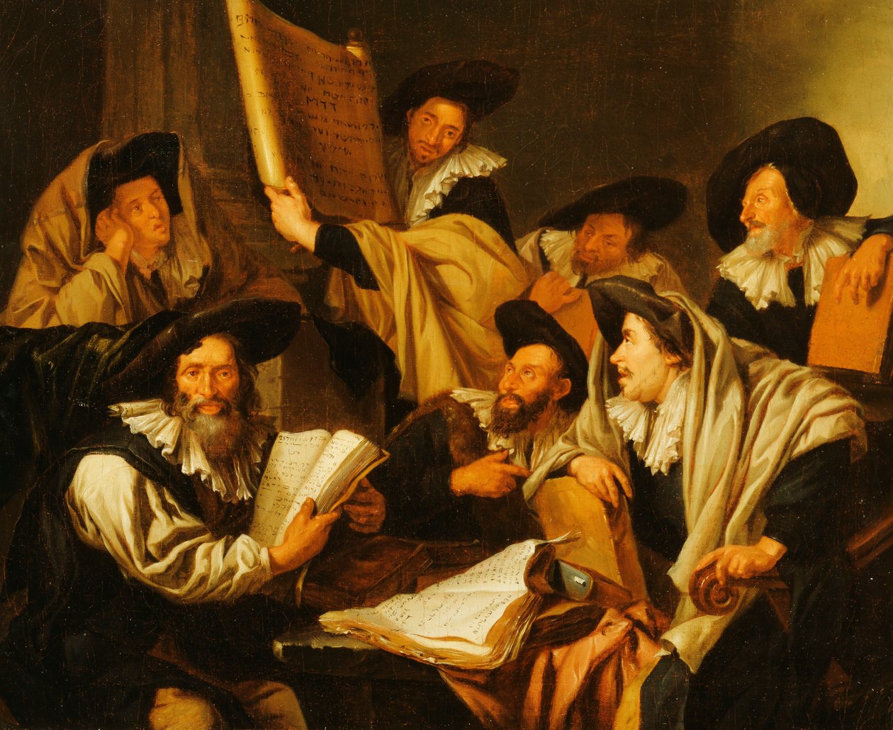 En rabbinsk disputation, af Jacob Toorenvliet