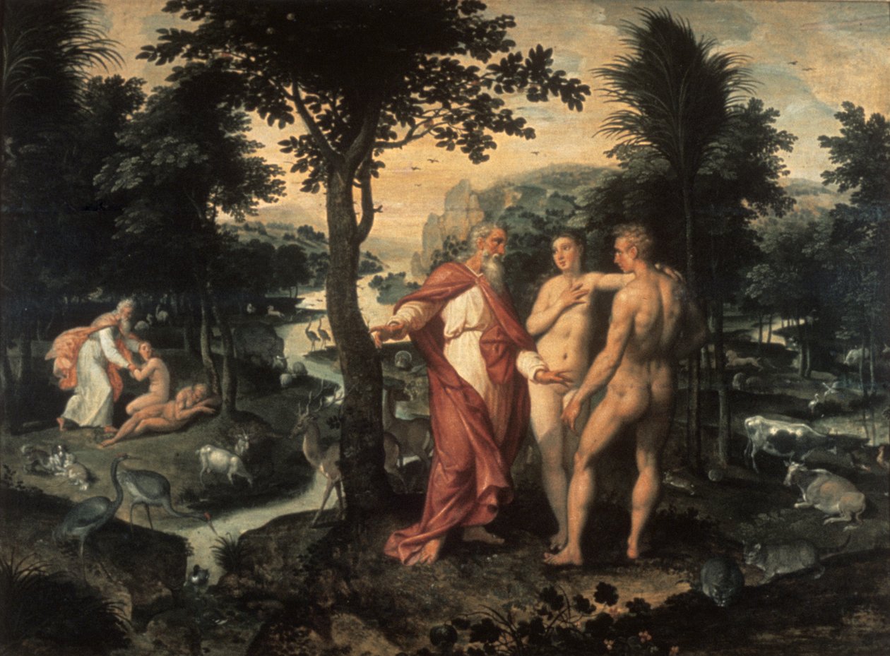 Edens Have, c1580 af Jacob de Backer