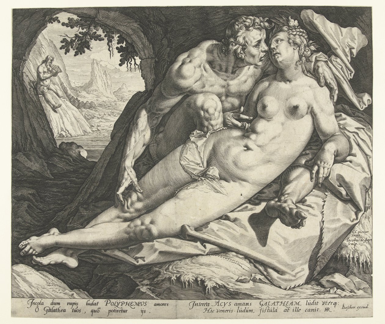Galatea i Acis af Jacob de Gheyn (II)