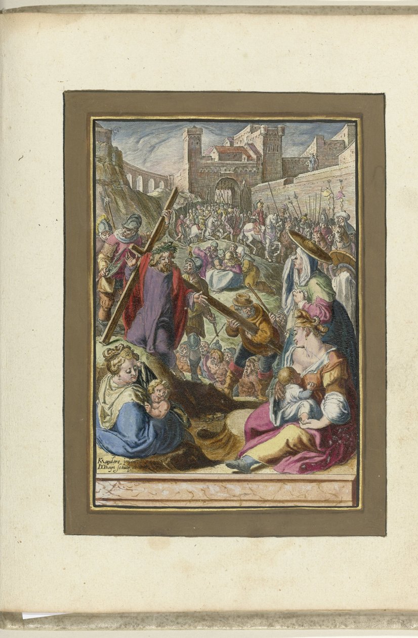 Krydsleje Passion of Christ (serietitel) af Jacob de Gheyn (II)