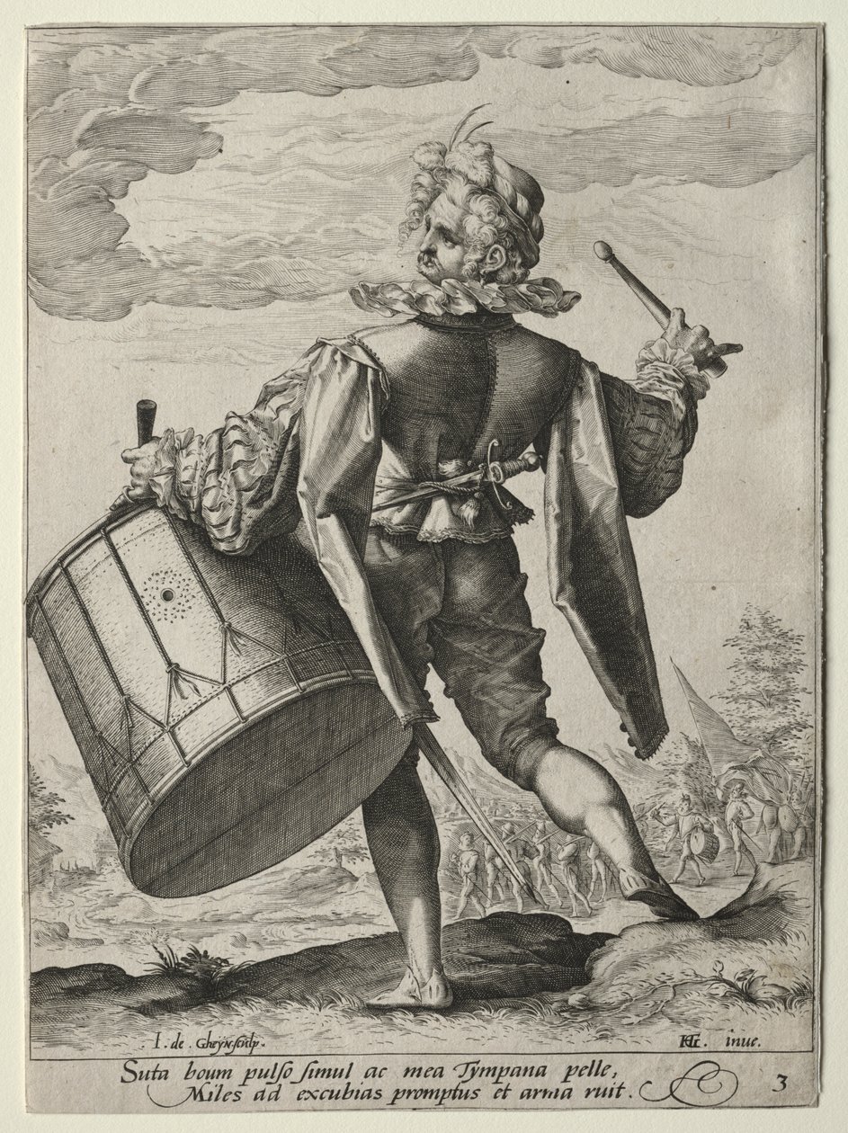 Trommeslager af Jacob de Gheyn II