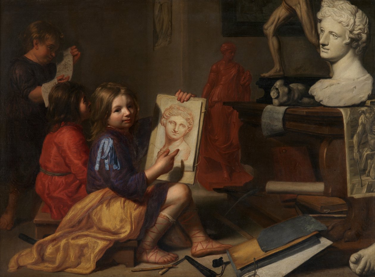 Kunstnerens Atelier af Jacob van Oost