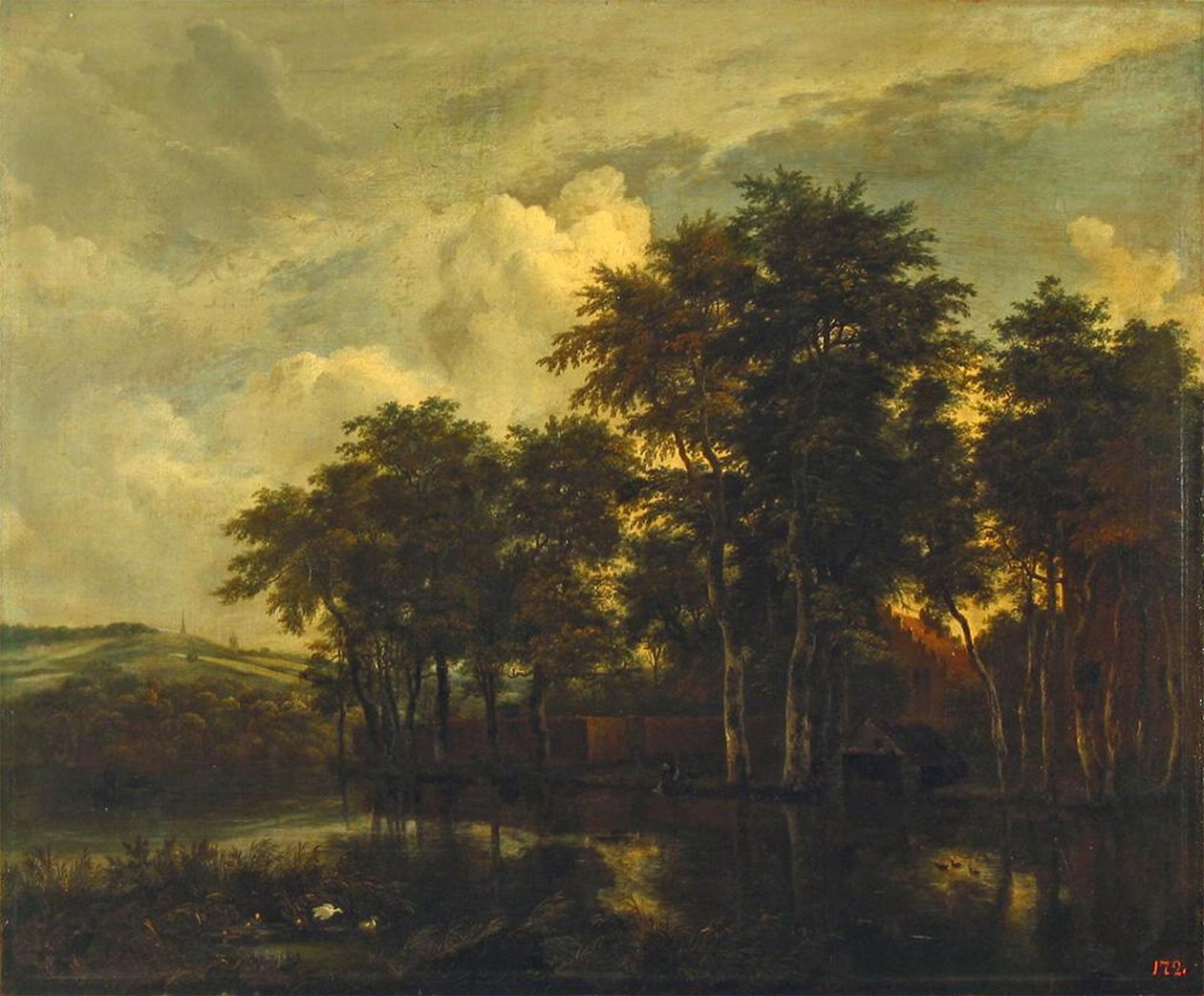 Gård af Jacob van Ruisdael