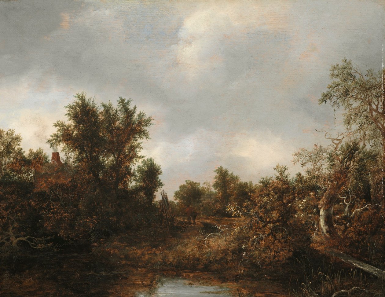 Landskab af Jacob van Ruisdael