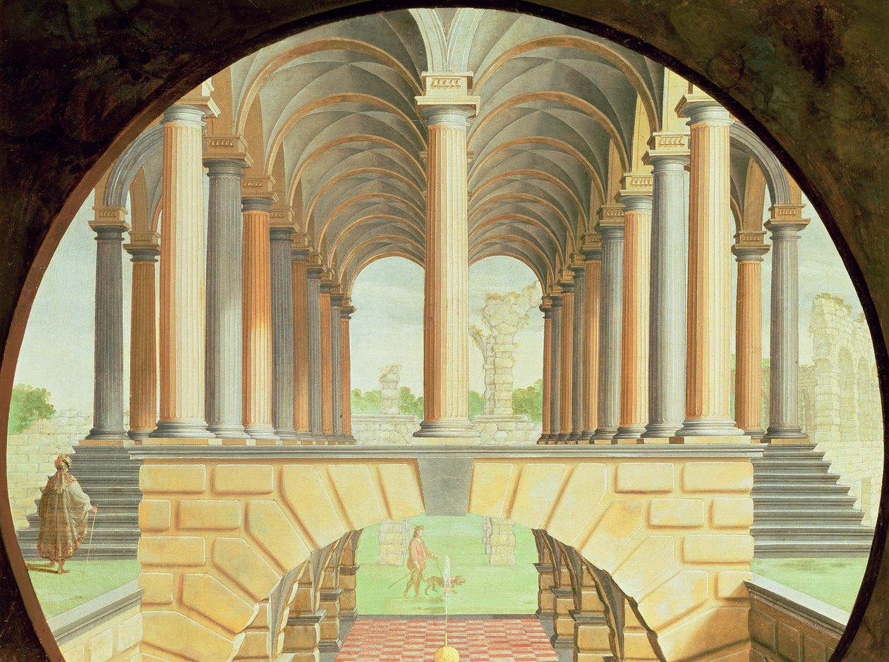 Arkitektonisk Capriccio af Jacobus Saeys