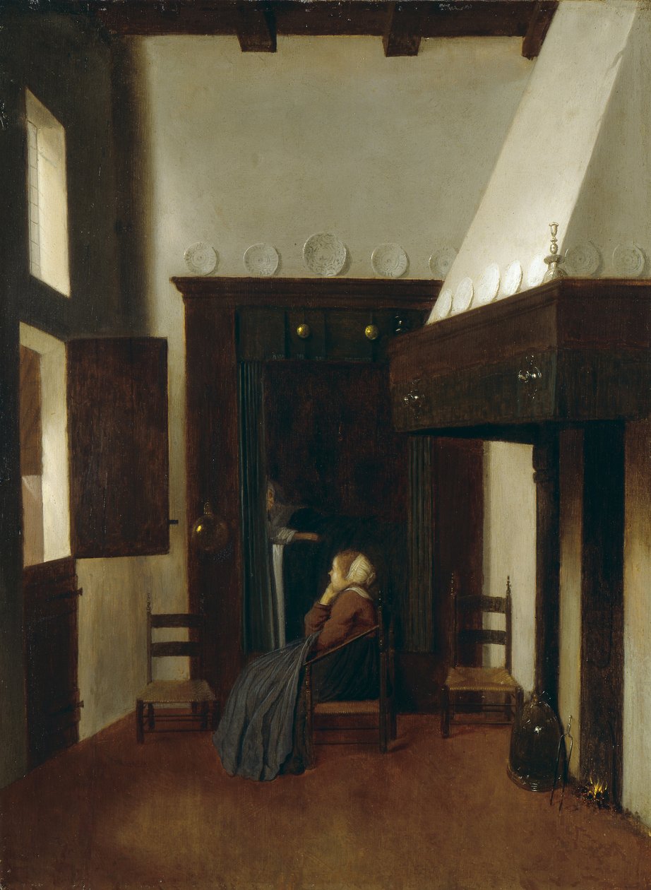 Den lille sygeplejerske, 1600-tallet af Jacobus Vrel or Frel