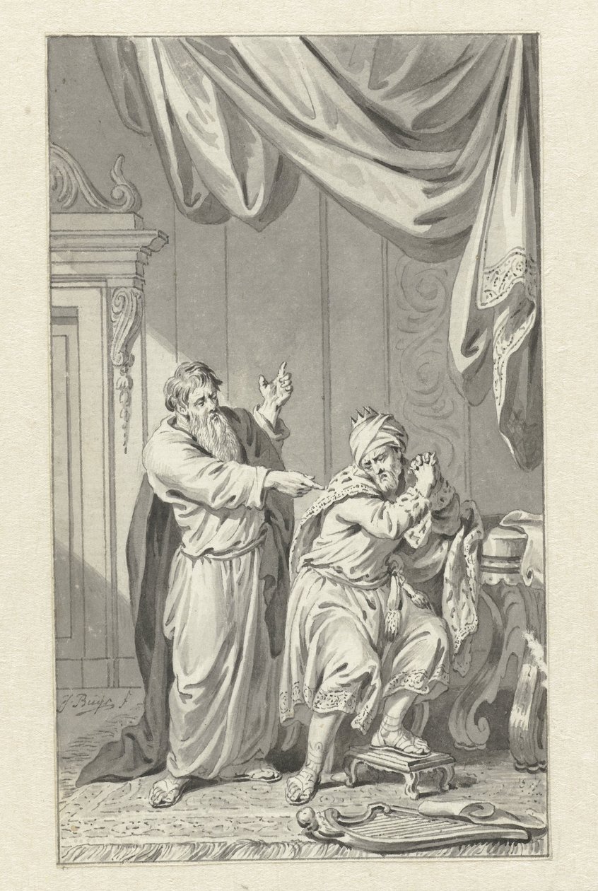 David og Nathan af Jacobus Buys