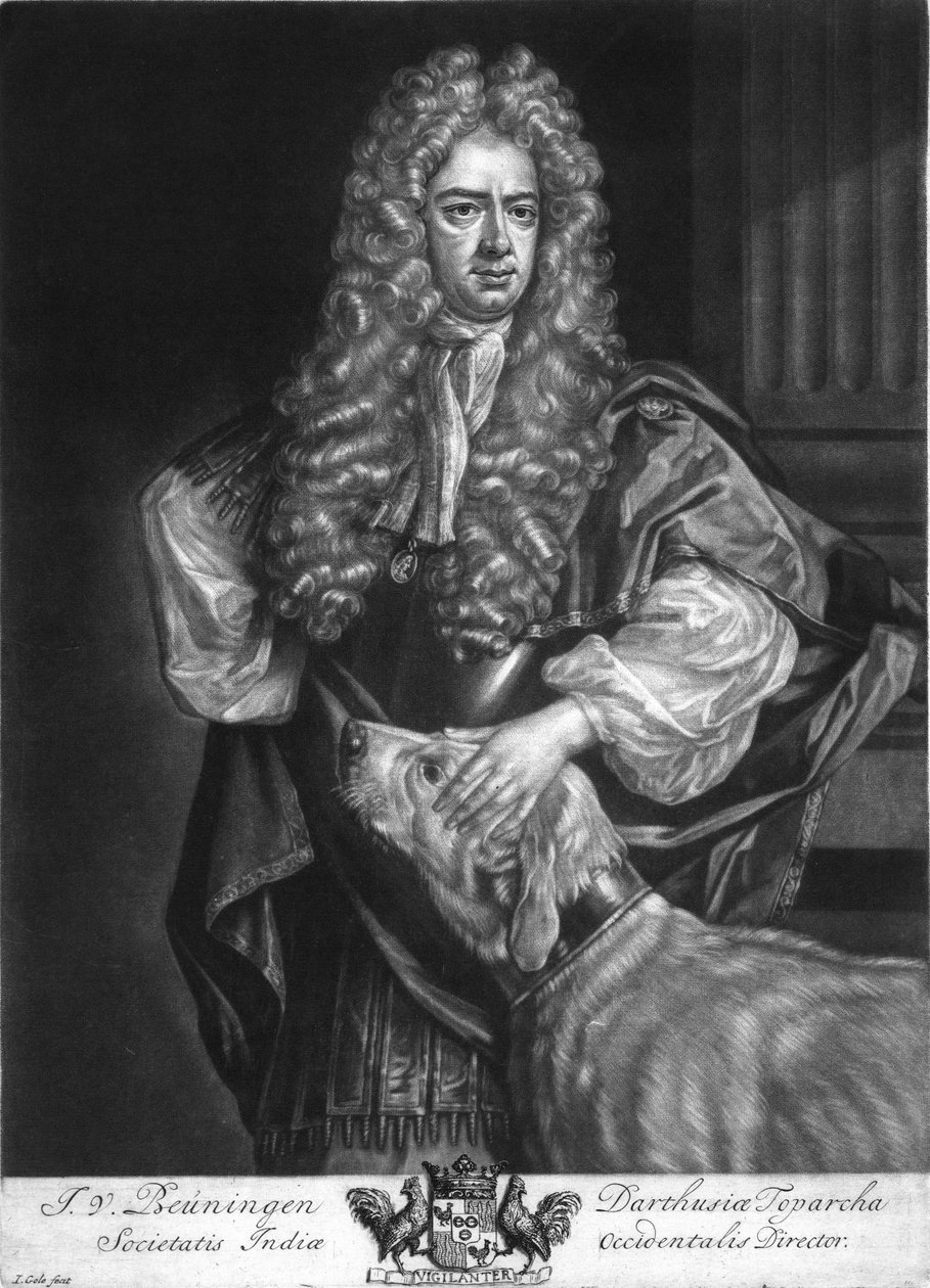 Jan van Beuningen (1667-1720) af Jacobus Gole