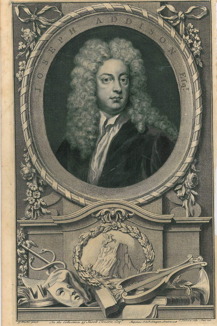 Joseph Addison af Jacobus Houbracken