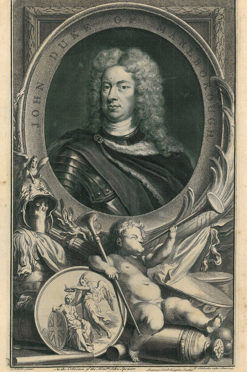 hertug af Marlborough af Jacobus Houbraken