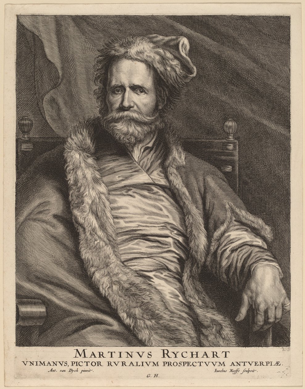 Martin Rijckaert af Jacobus Neeffs, after Sir Anthony van Dyck