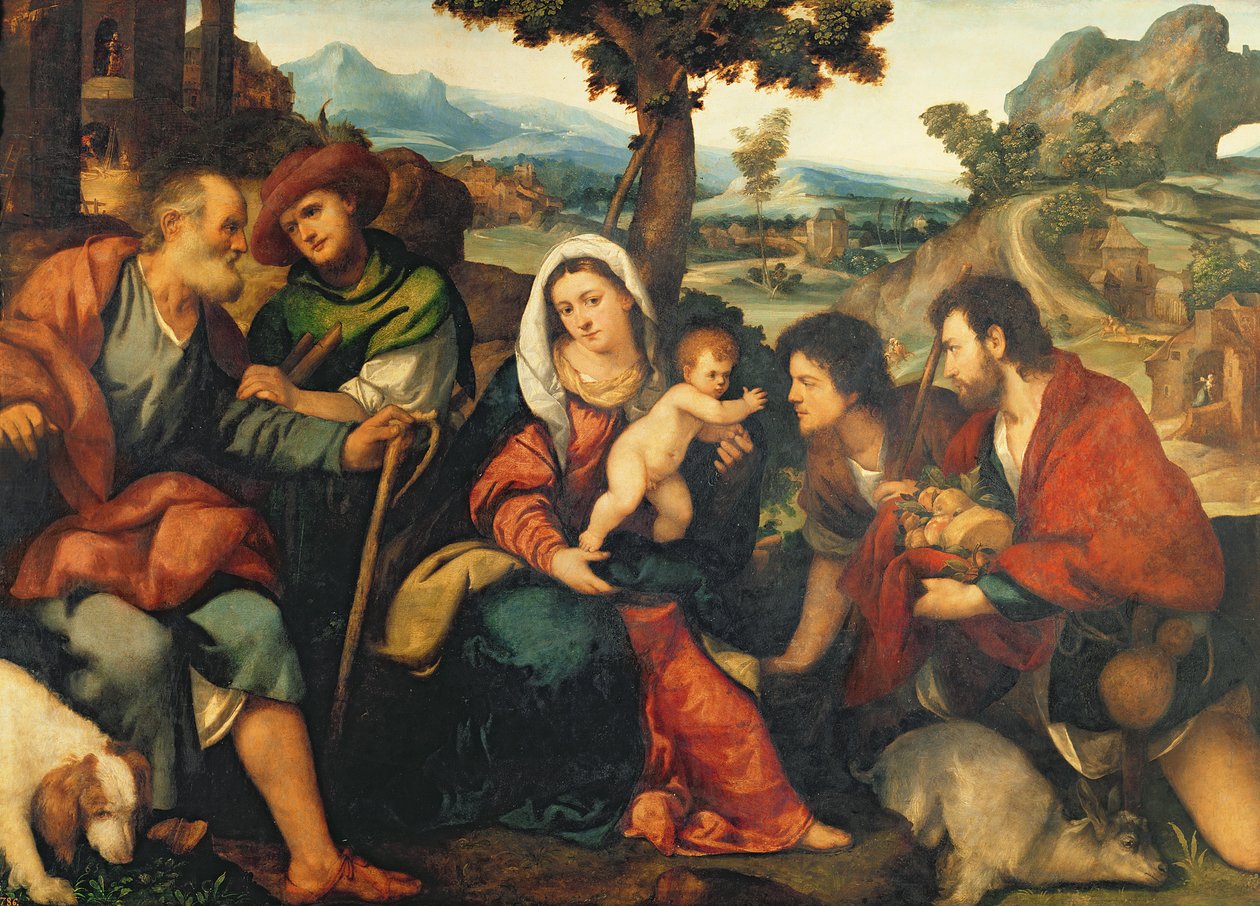 Hyrdernes tilbedelse af Jacopo Palma