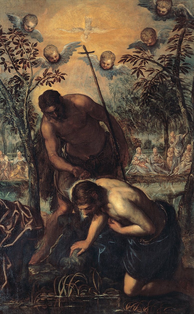 Kristi dåb af Jacopo Robusti Tintoretto