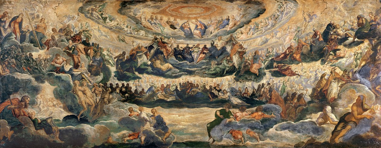 Studer for paradis (se også 60846) af Jacopo Robusti Tintoretto