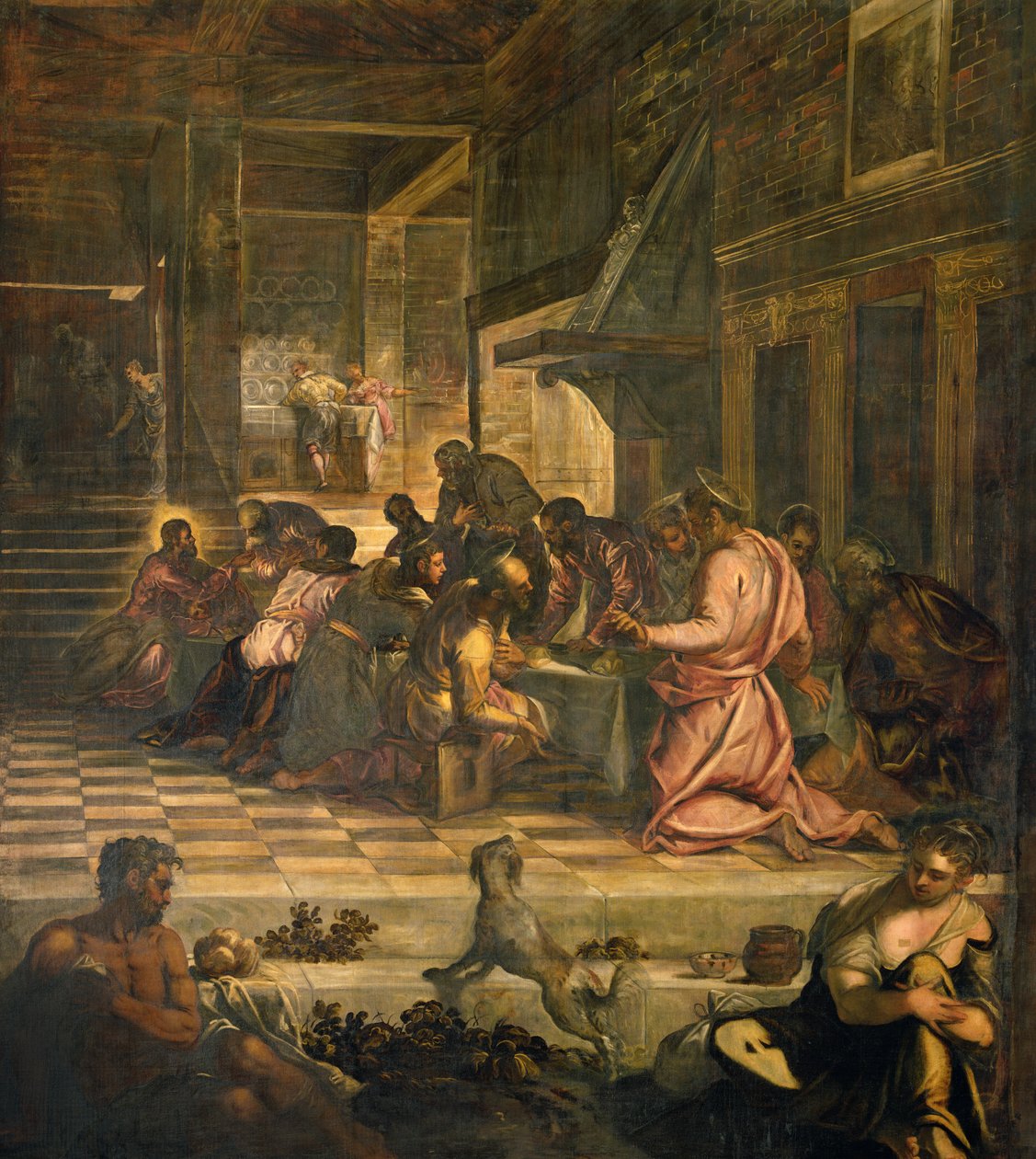 Den sidste nadver (panel) af Jacopo Robusti Tintoretto
