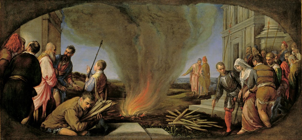 Tamar førte til staven af Jacopo (1510 92) Bassano