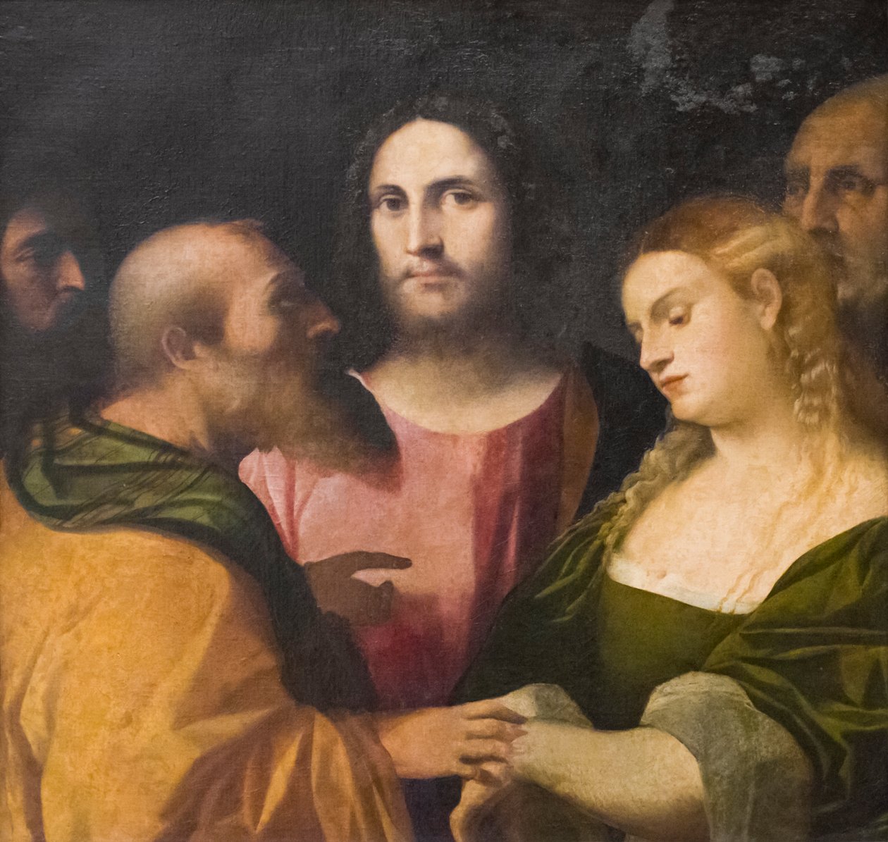 Kristus og ægteskabsbruden af Jacopo (c.1480 1528) Palma