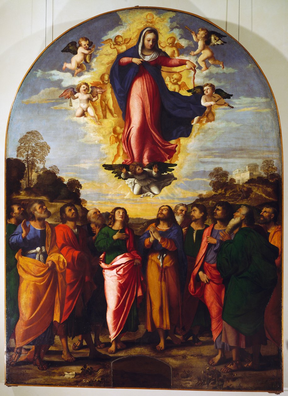 Jomfruens overtagelse af Jacopo (c.1480 1528) Palma