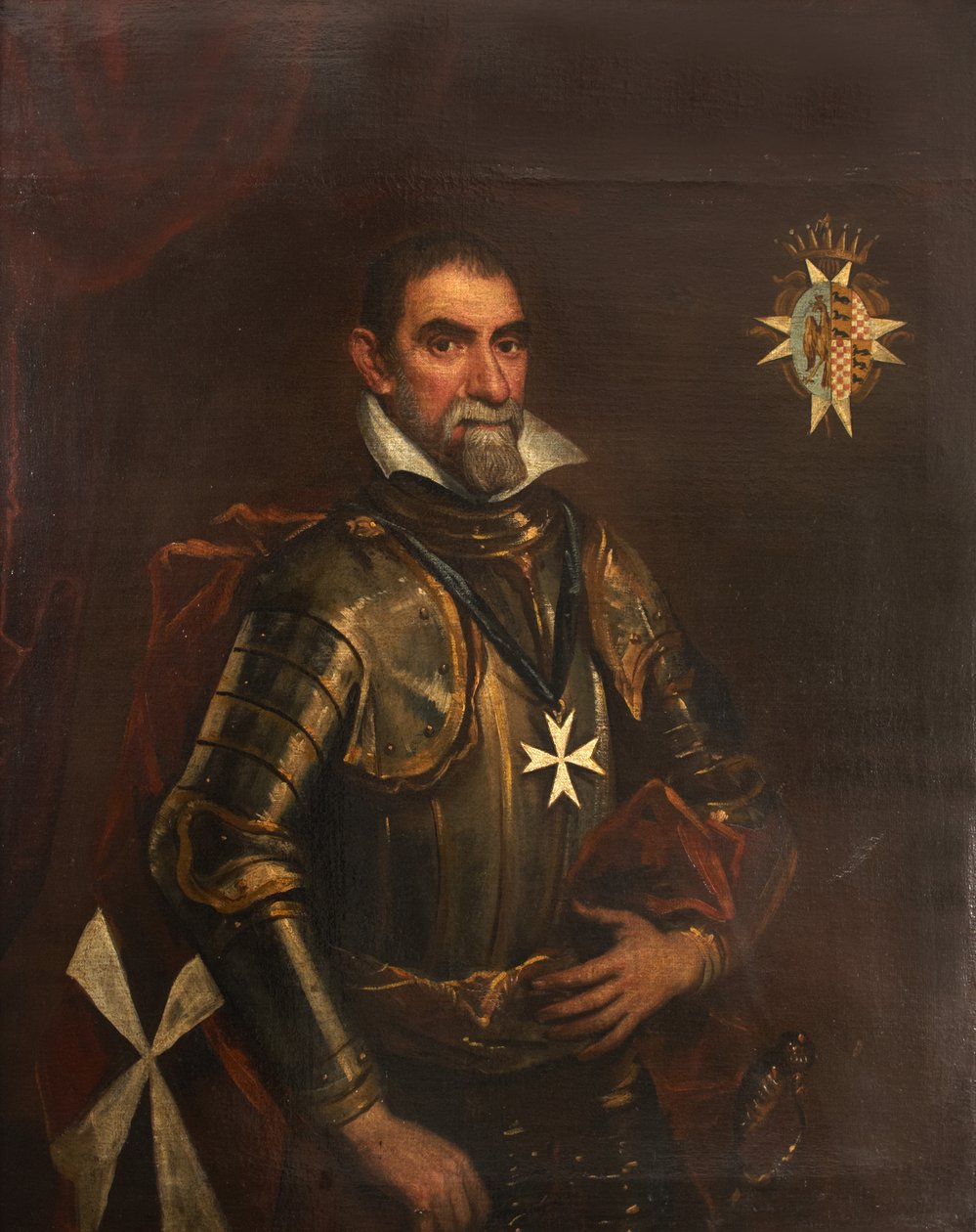 Alfonso d"Arcano, Venedigs Prior, 1560 af Jacopo Bassano