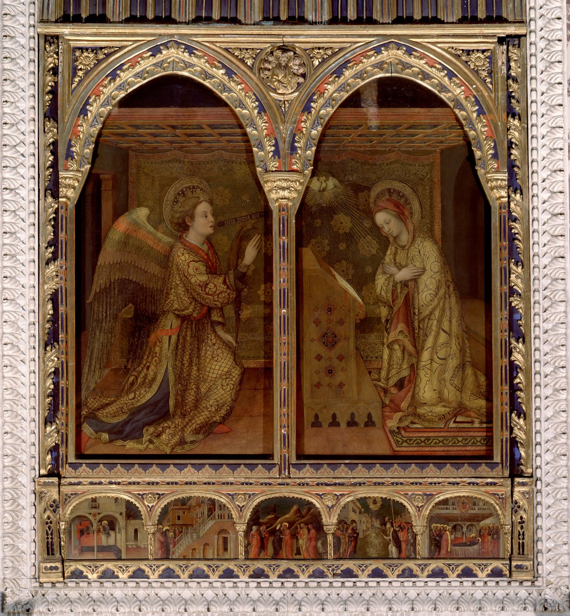 Bebudelse. Helligåndens due. (Maleri af Jacopo Bellini