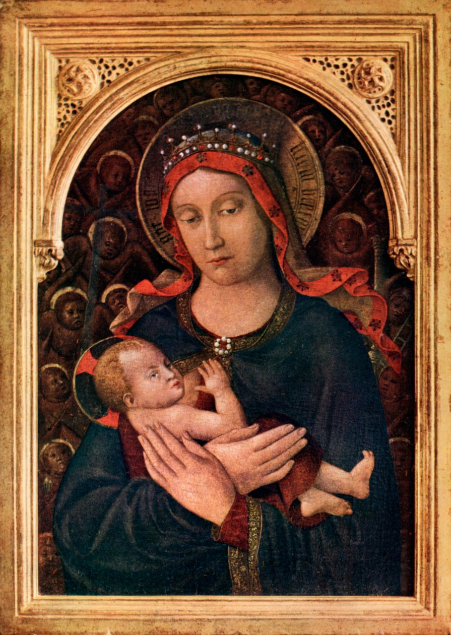 Madonna og barn, 1400-tallet, 1926 af Jacopo Bellini