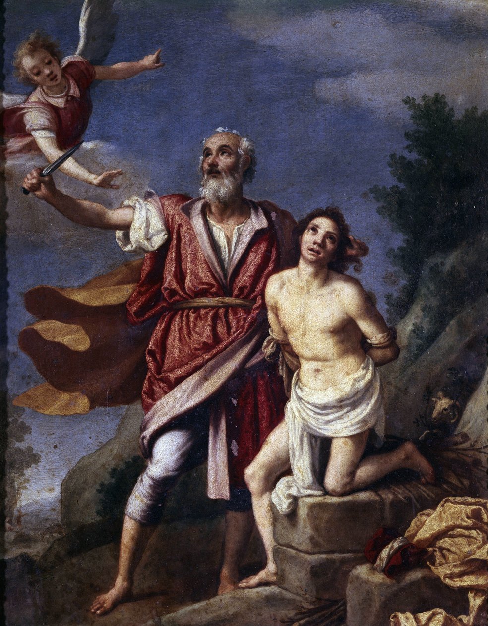 Isaks ofring,1594 (maleri) af Jacopo Chimenti Empoli