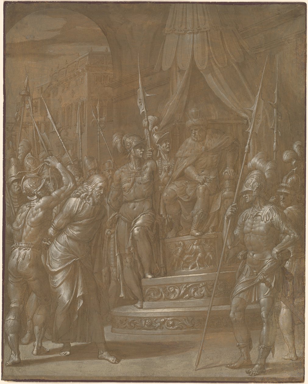 Kristus før Herodes af Jacopo Ligozzi
