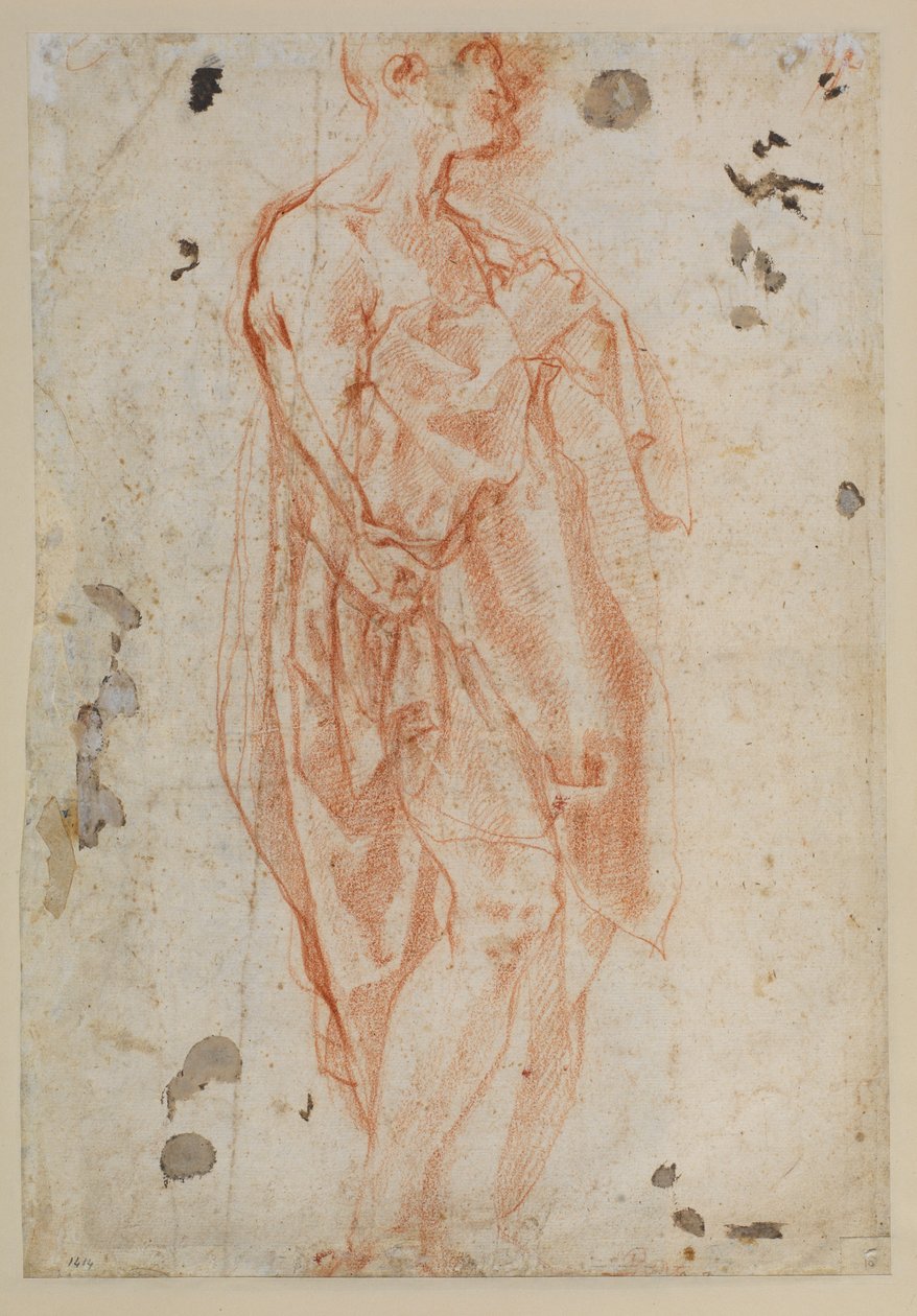 Studie for Saint Jerome af Jacopo Pontormo