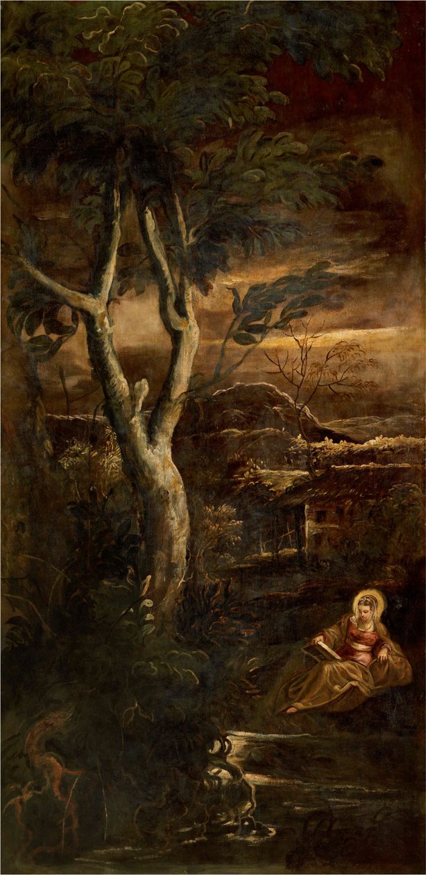 Jomfrulæsningen, ca 1583. af Jacopo Robusti Tintoretto
