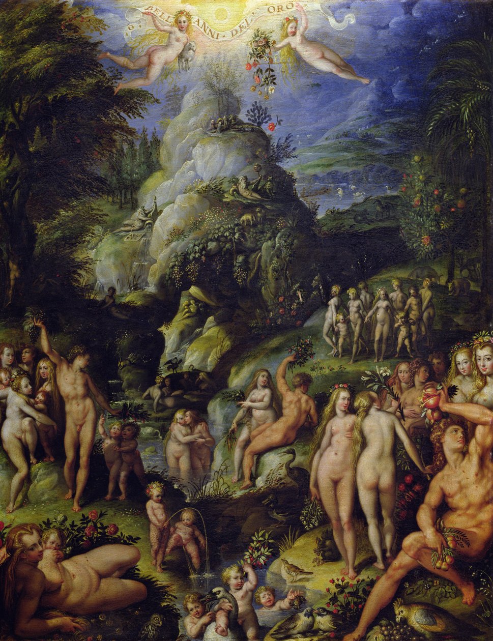 Guldalderen, c.1565 af Jacopo Zucchi