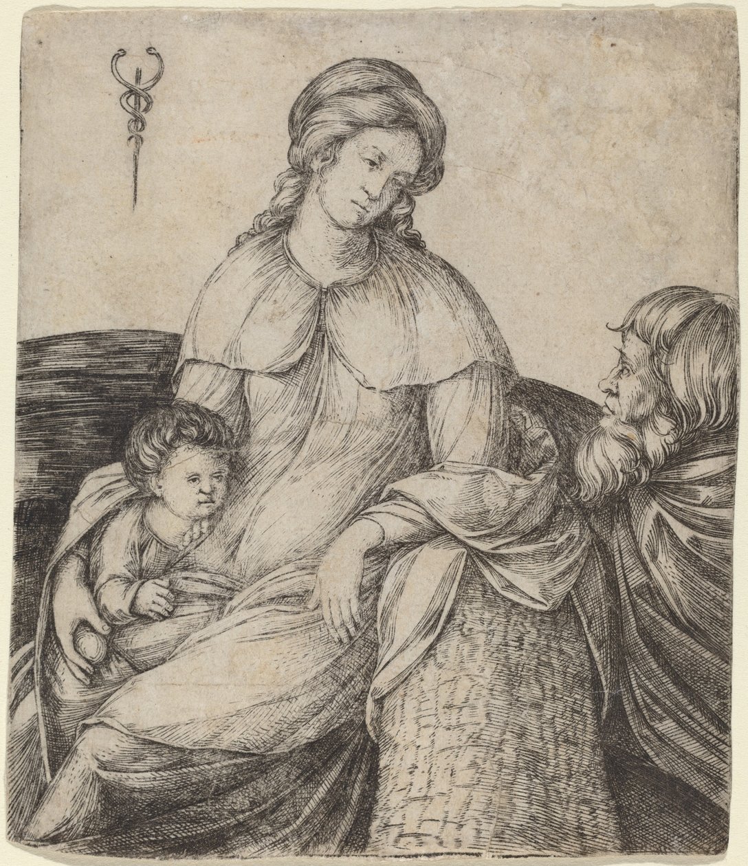 Hellige Familie, ca. 15081509. af Jacopo de Barbari