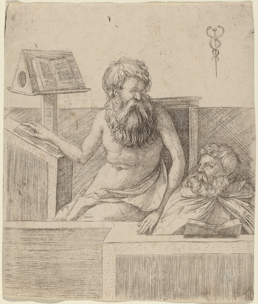 To filosoffer, ca. 1509. af Jacopo de Barbari