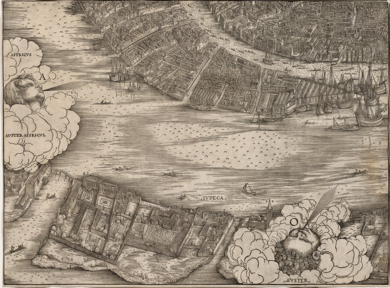 Udsigt over Venedig af Jacopo de