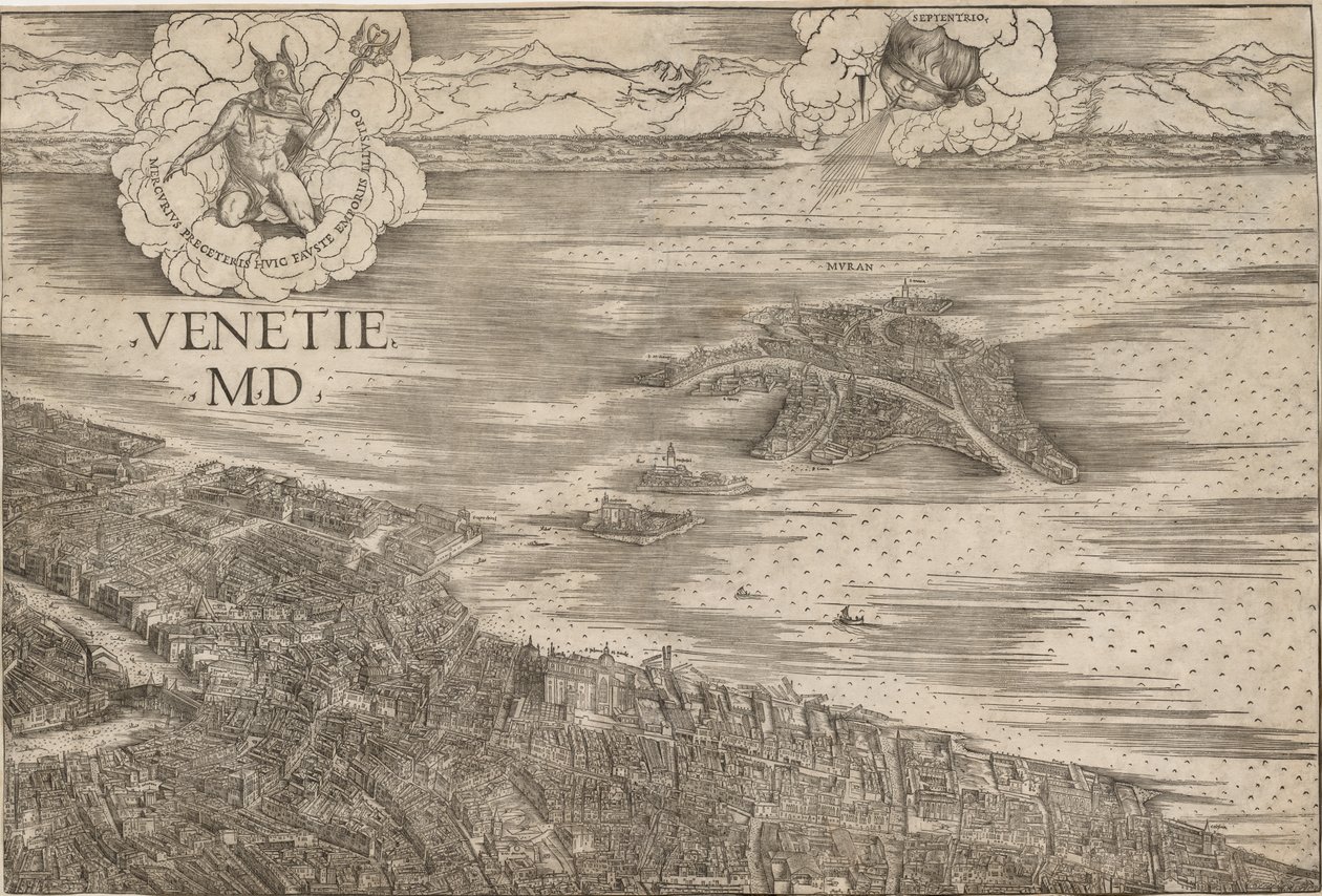 Udsigt over Venedig af Jacopo de