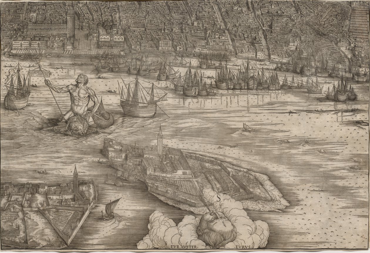 Udsigt over Venedig af Jacopo de
